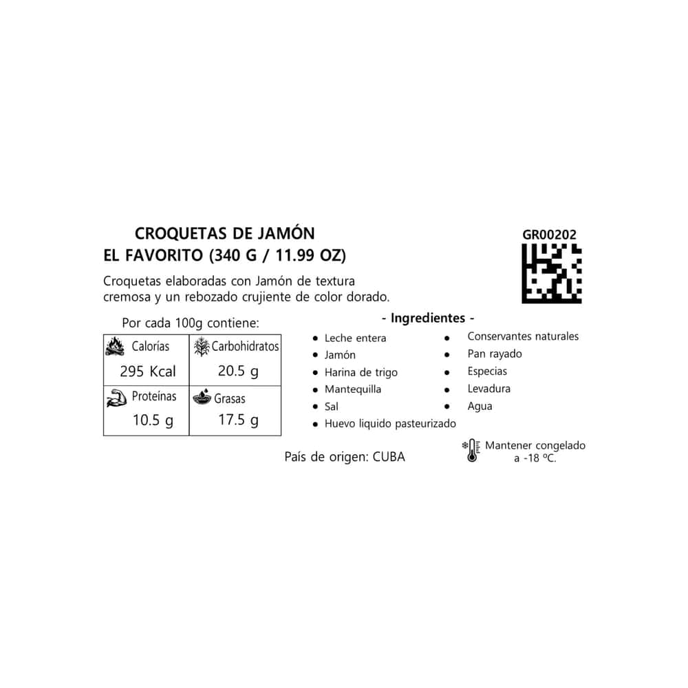 Croquetas de jamón El Favorito (340 g / 11.99 oz) - Miniatura 3