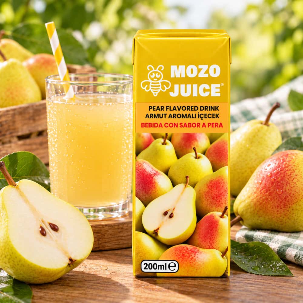 Bebida con sabor a pera Mozo Juice (200 ml) - Miniatura 5