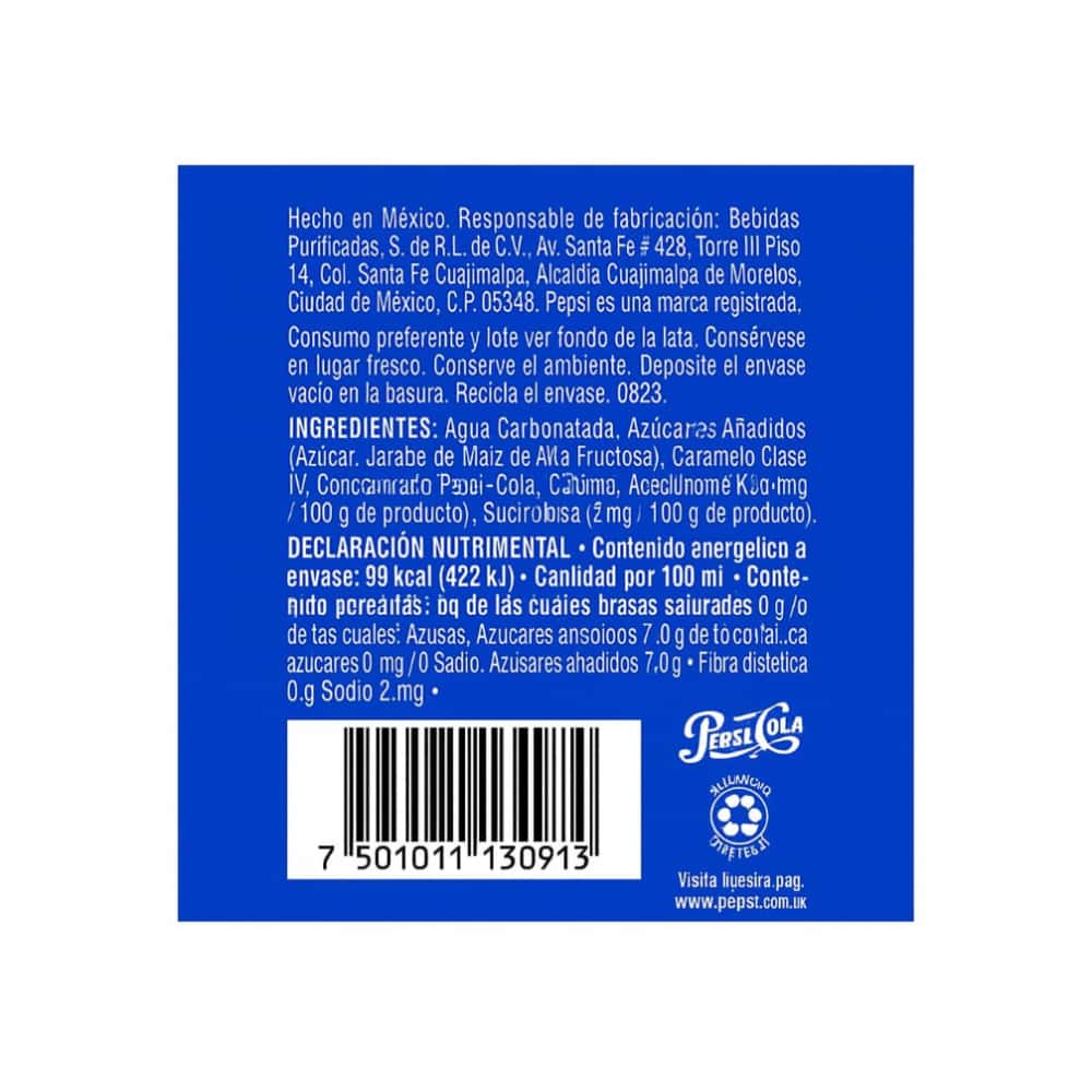 Refresco de cola Pepsi (24 x 355 ml / 12.52 oz) - Miniatura 2