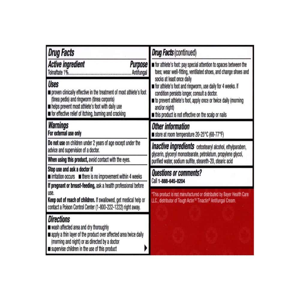 Tolnaftato 1 % crema antifúngica Family Care (28 g / 1 oz) - Miniatura 2