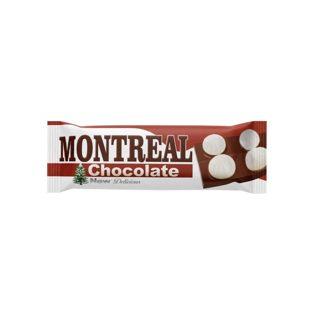 Barra de chocolate sabor avellana Montreal Akai (50 g / 1.76 oz) - Miniatura 1