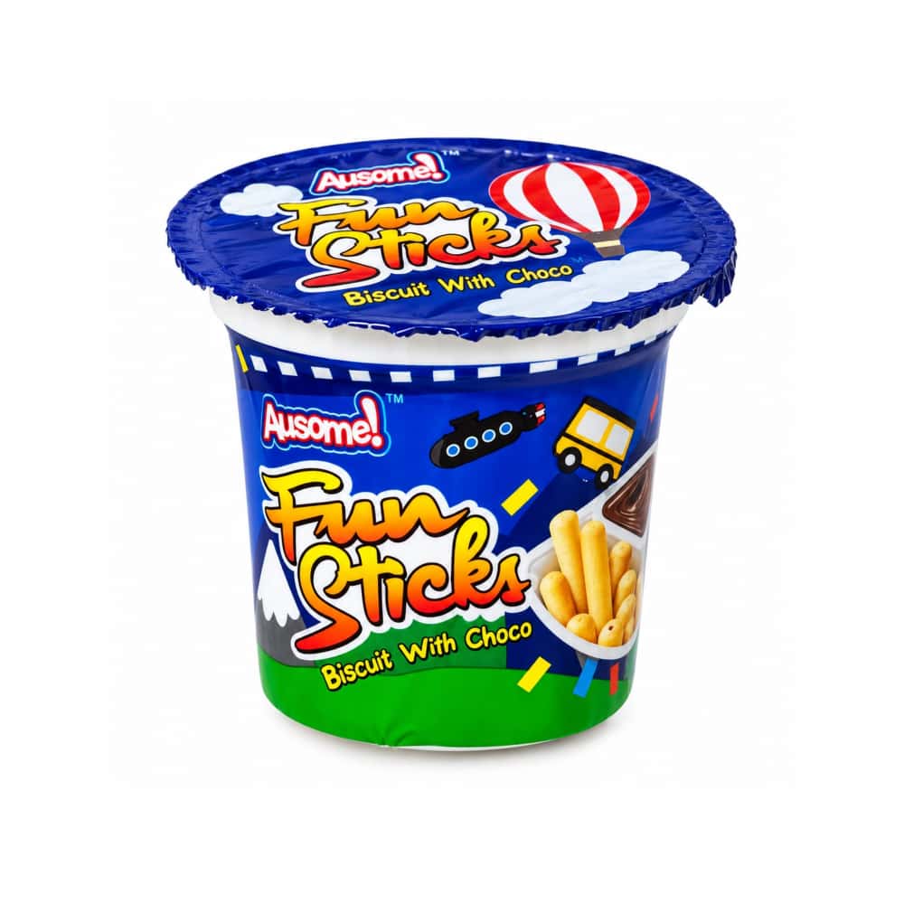 Palitos de galleta con crema de chocolate Ausome (20 x 15 g) - Miniatura 2