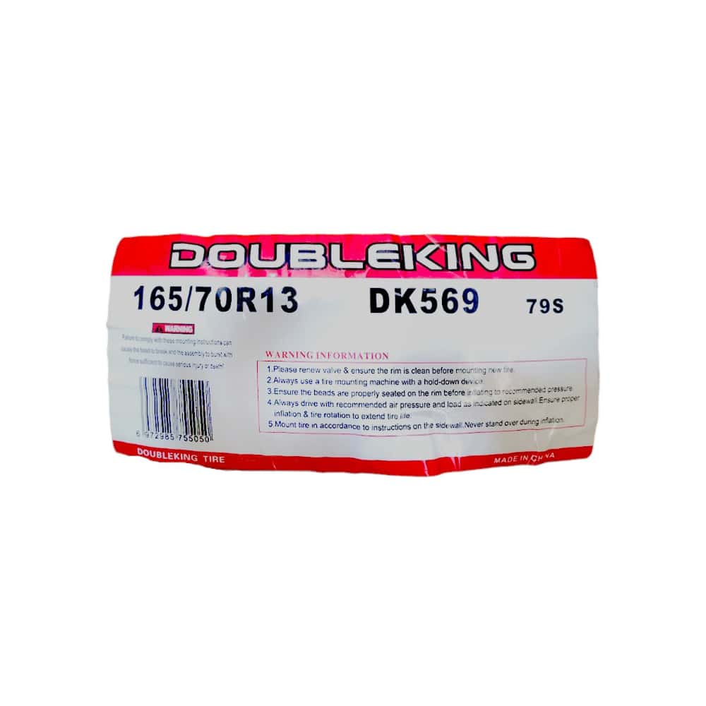 Neumático - goma - para carro 165/70 R13 DK569 Doubleking - Miniatura 3