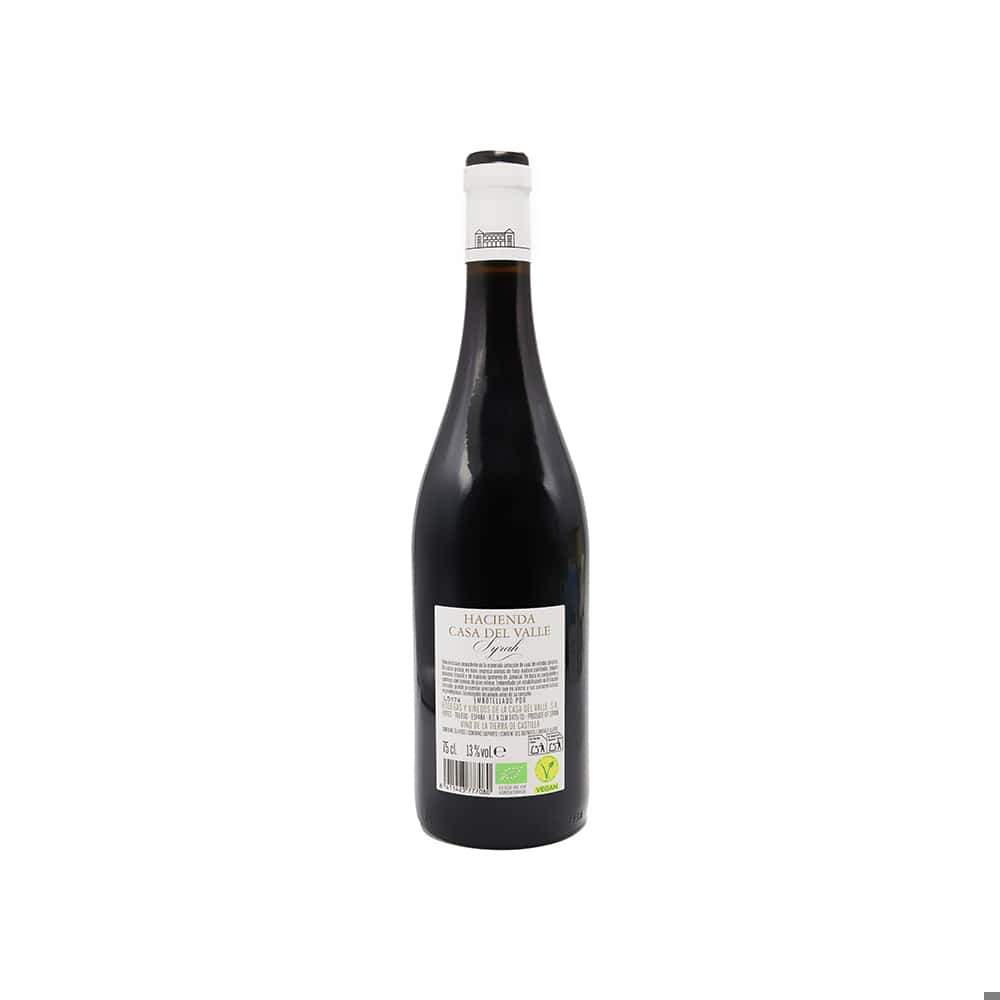 Vino tinto Syrah Hacienda Casa del Valle (750 ml) - Miniatura 3