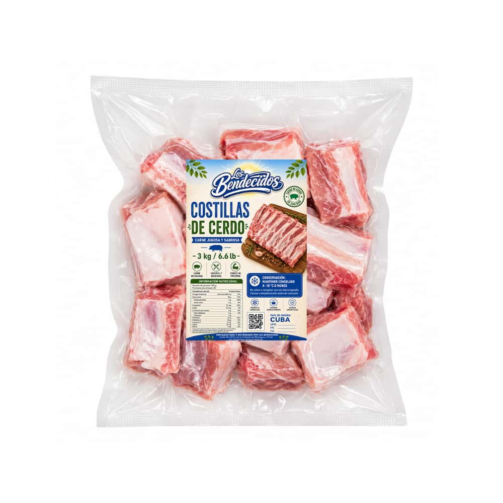 Costillas de cerdo Los Bendecidos (3 kg / 6.6 lb) - Miniatura 1