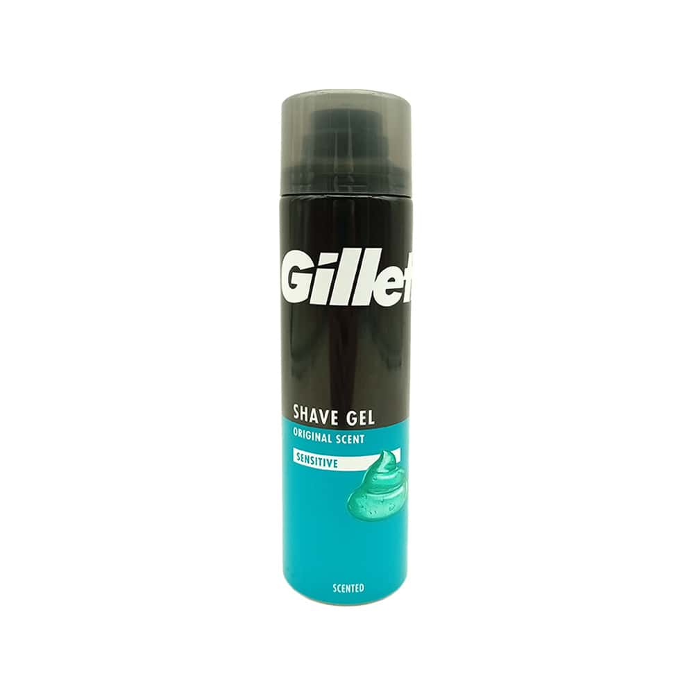 Gel de afeitar para piel sensible con fragancia original Gillette (200 ml) - Miniatura 4