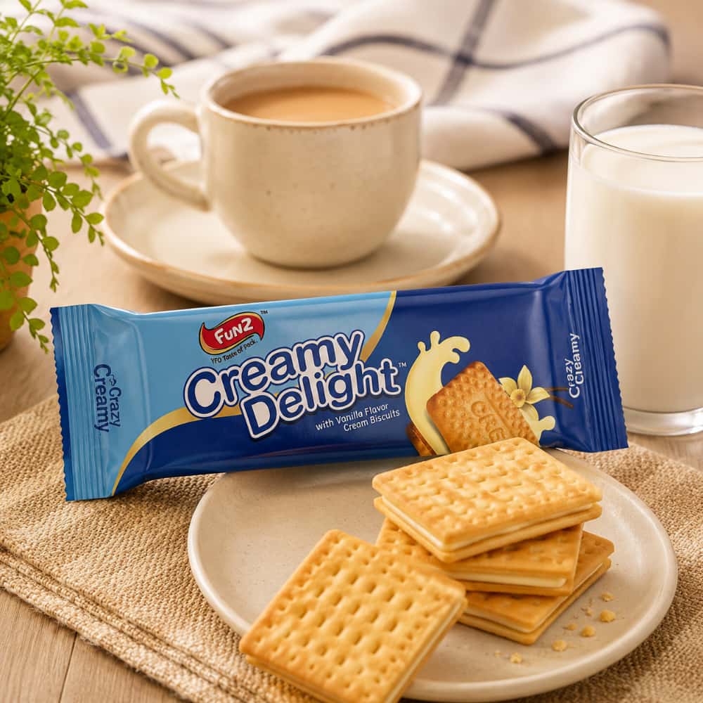 Galletas sabor vainilla creamy delight Fun2 (20 g) - Miniatura 4