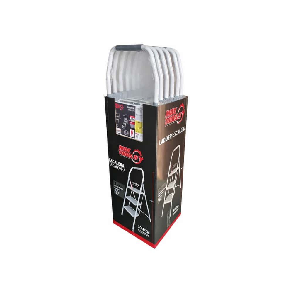 Escalera plegable de 3 escalones MAX TOOLS - Miniatura 4