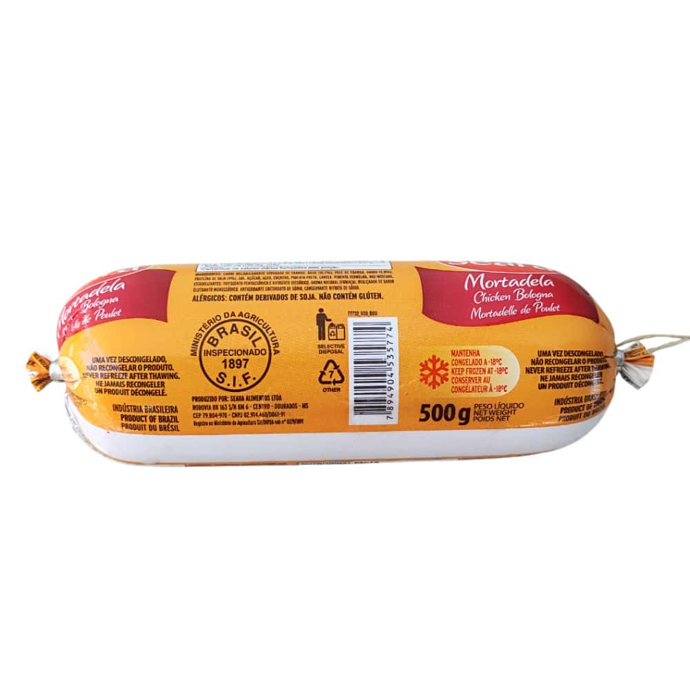 Mortadela de pollo Seara (500 g / 1.1l lb) - Miniatura 1