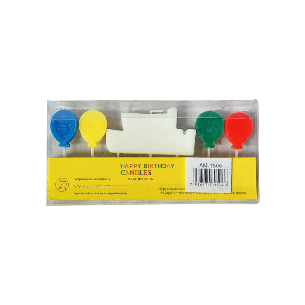 Juego de 5 velas de cumpleaños - Miniatura 8