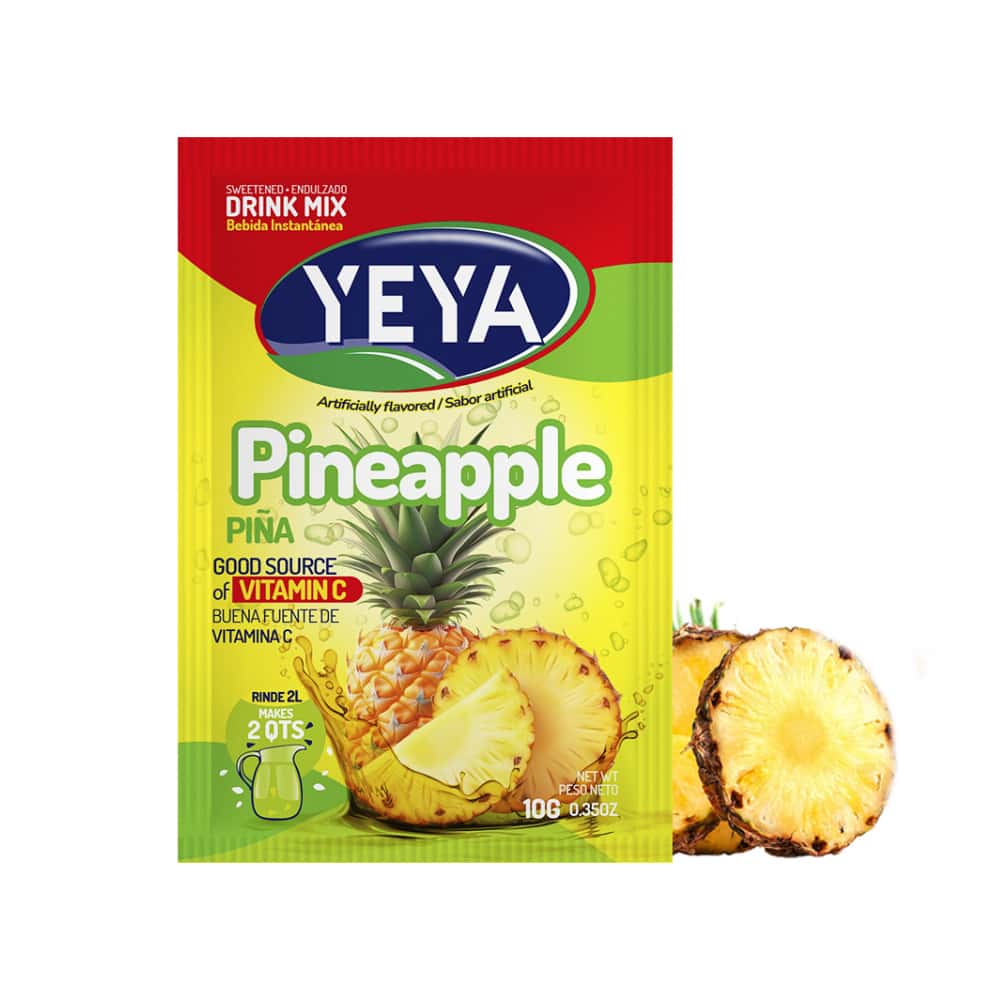 Refresco instantáneo sabor piña YEYA (10 g) - Miniatura 2