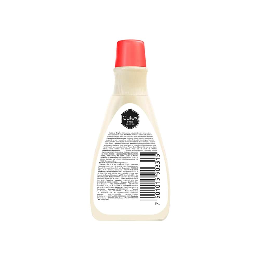 Removedor de esmalte original con proteína Cutex (50 ml) - Miniatura 2
