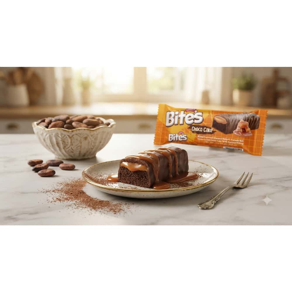 Barrita de chocolate relleno de crema de caramelo y cubierto en chocolate Bite's Vanelli (18 g) - Miniatura 4