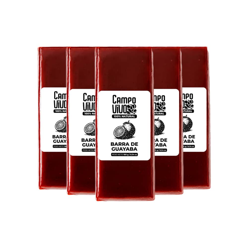 Barra de guayaba Campo Vivo (5 x 180 g / 6.34 oz) - Miniatura 1