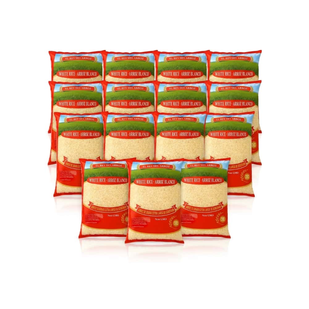 Arroz blanco de grano extra largo El rey del arroz (15 x 1 kg / 2.2 lb) - Miniatura 1