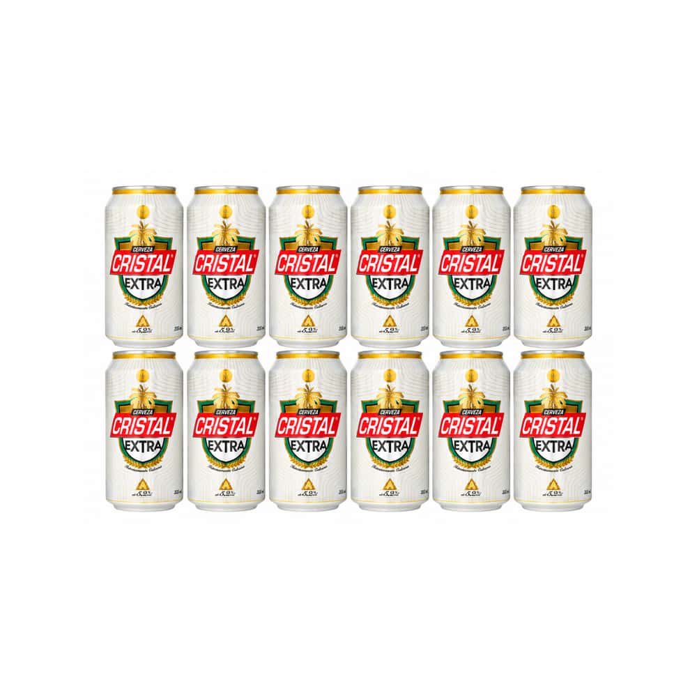 Cerveza en lata Cristal Extra (12 x 355 ml) - Miniatura 1