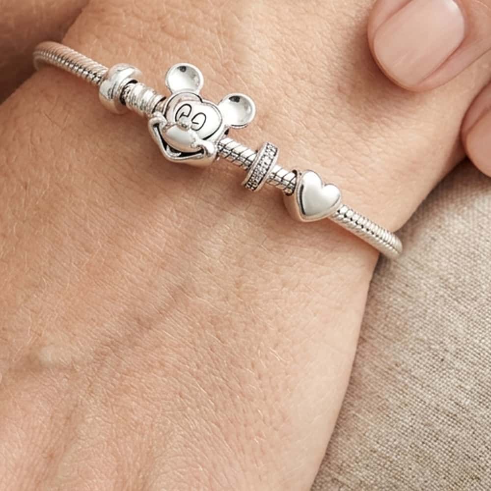 Charm de plata S925 Pandora retrato Mickey de Disney - Miniatura 3