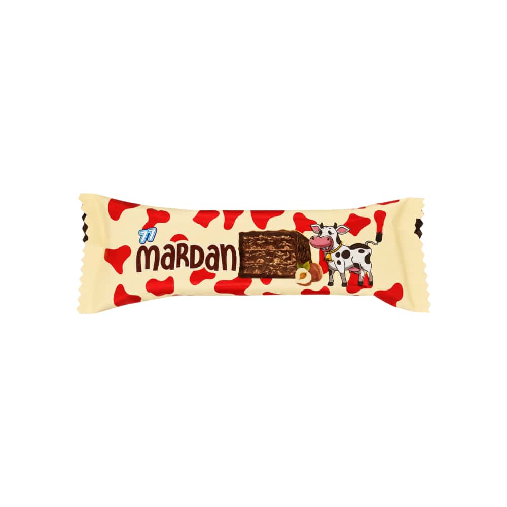 Obleas cubiertas de chocolate con relleno de avellana Mardan (30 g / 1.05 oz) - Miniatura 1