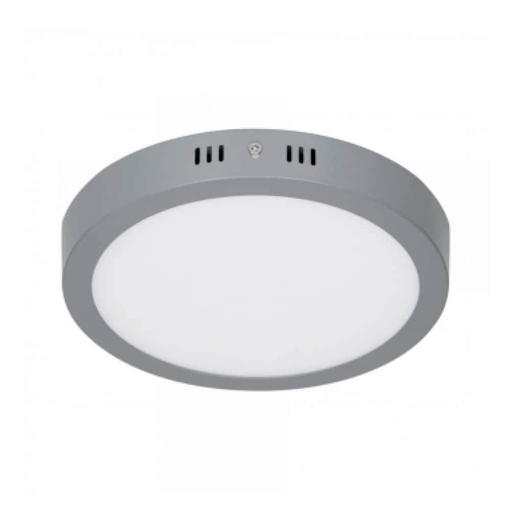 Luminario redondo gris LED 18 W Volteck PLA-216L - Miniatura 4