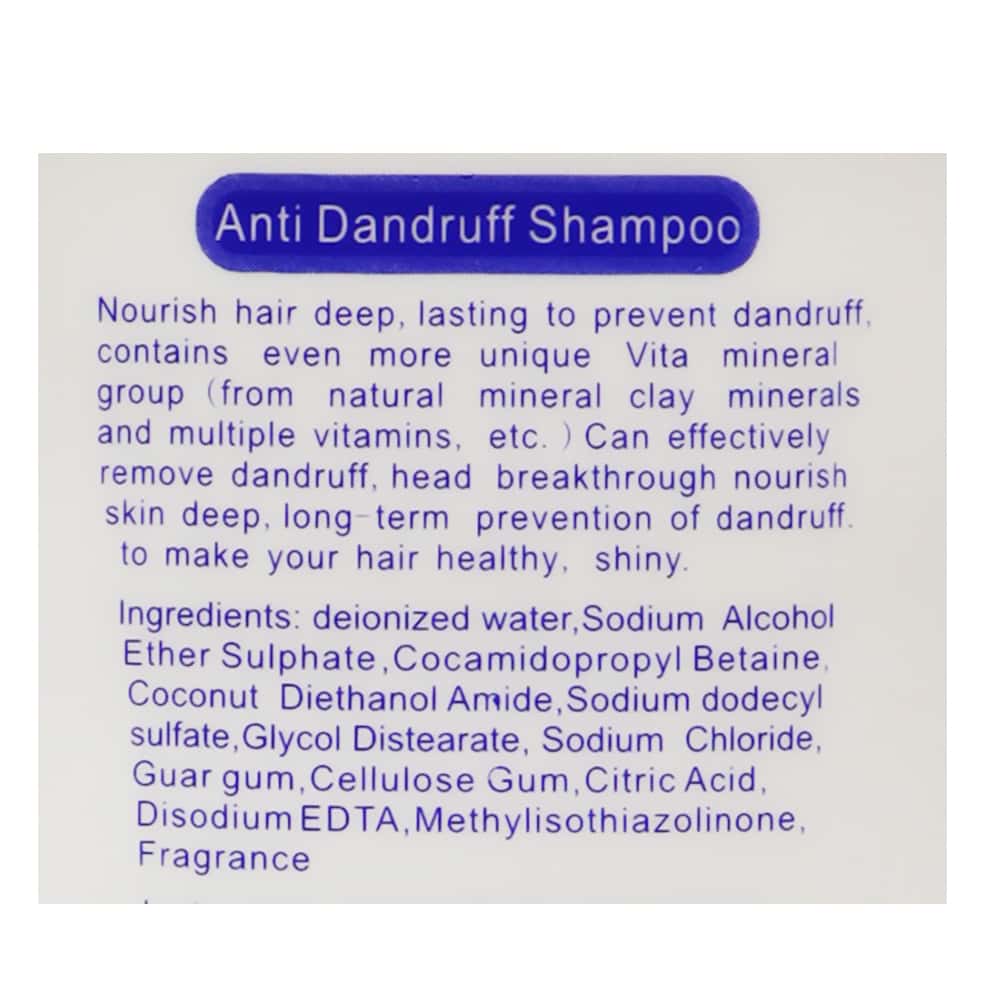 Champú anticaspa hidratante y nutritivo Parya (400 ml) - Miniatura 2