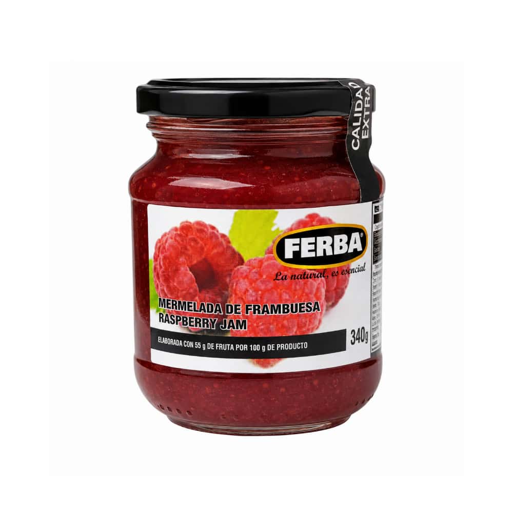Mermelada de frambuesa extra FERBA (340 g / 12 oz) - Miniatura 1