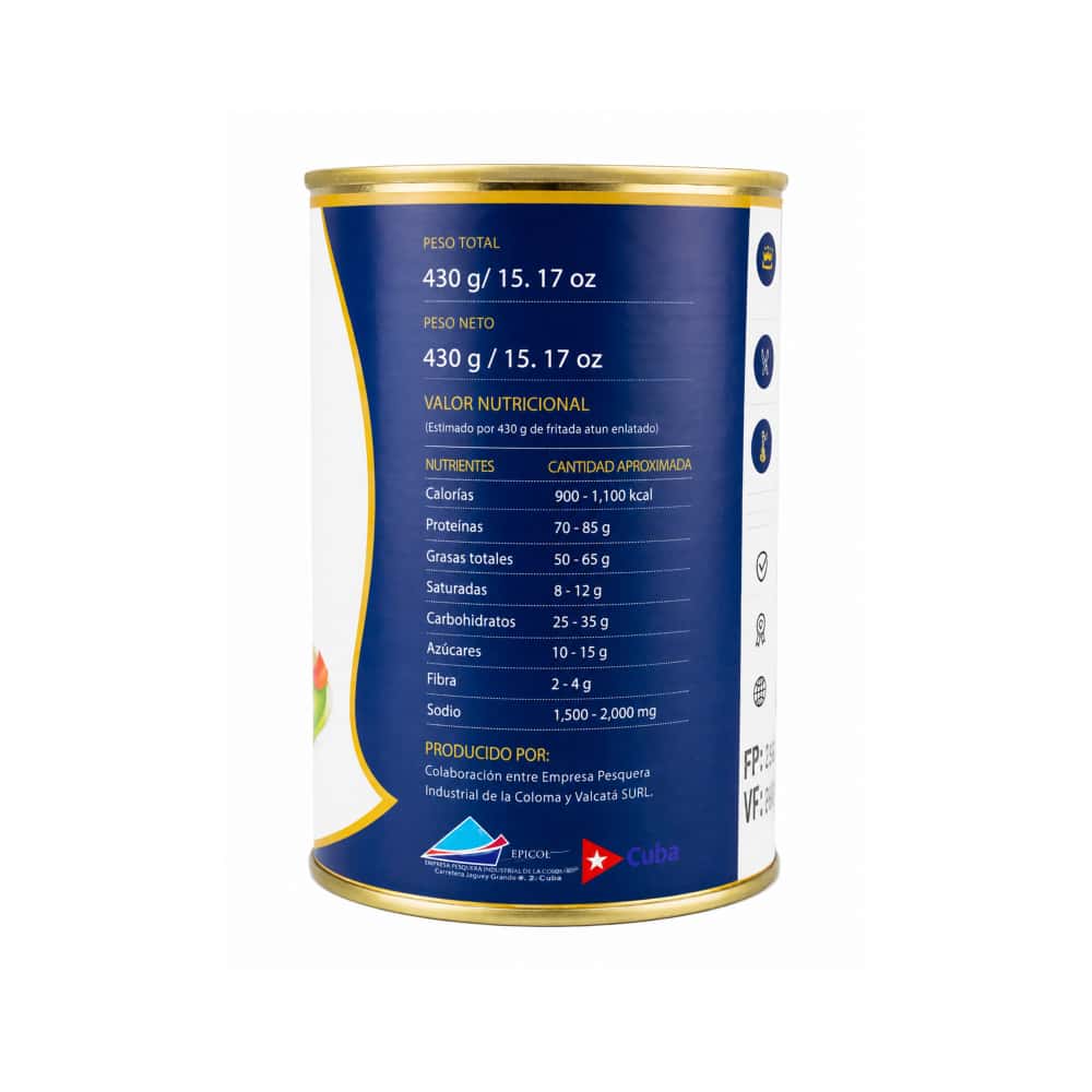 Fritada de atún Valcatá SURL (430 g / 15.17 oz) - Miniatura 2