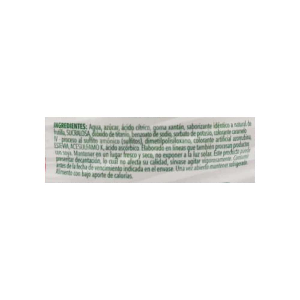 Jugo concentrado sabor frutilla Traverso (900 ml) - Miniatura 3
