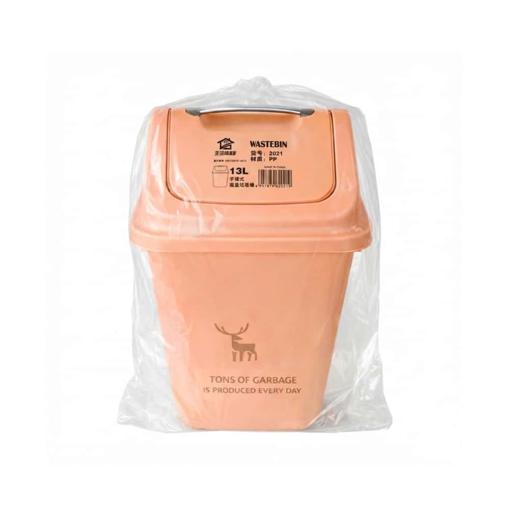 Cubo de basura portátil con tapa abatible Wastebin - Miniatura 4