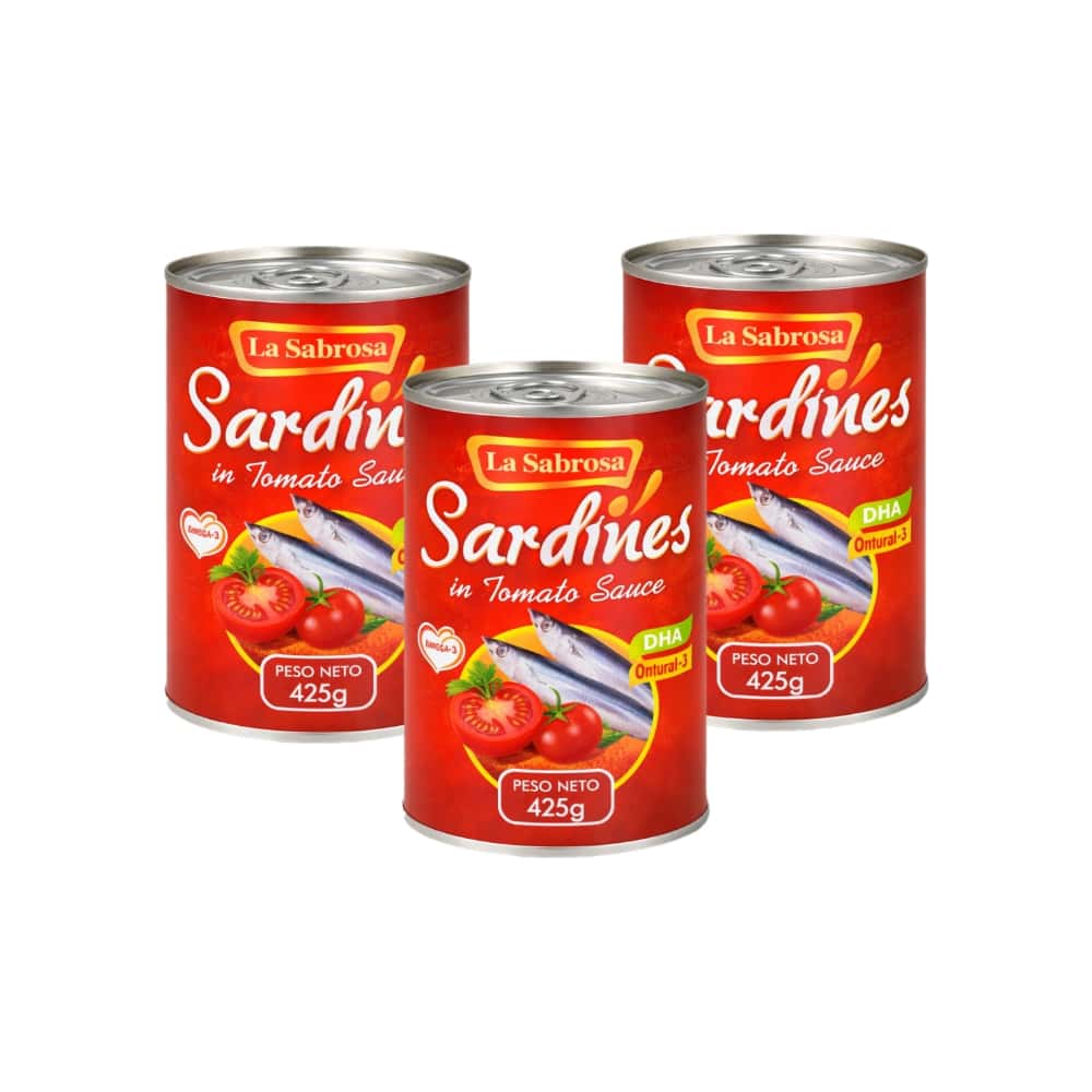 Sardina en salsa de tomate La Sabrosa (3 x 425 g / 14.99 oz) - Miniatura 1