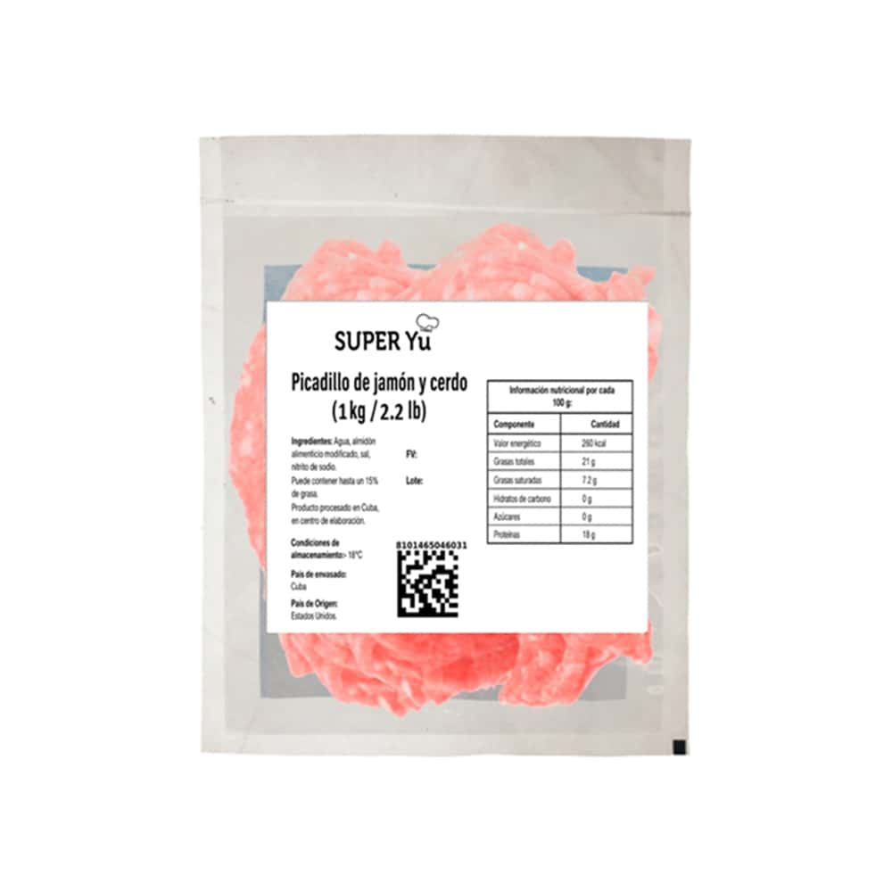 Picadillo de jamón y cerdo Super Yu (1 kg / 2.2 lb) - Miniatura 3