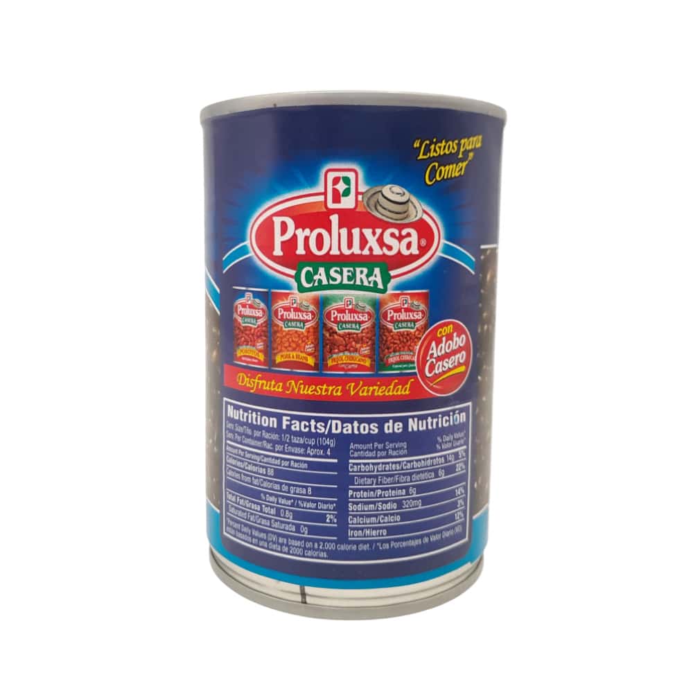 Frijoles negros con adobo casero Proluxsa (425 g / 15 oz) - Miniatura 5