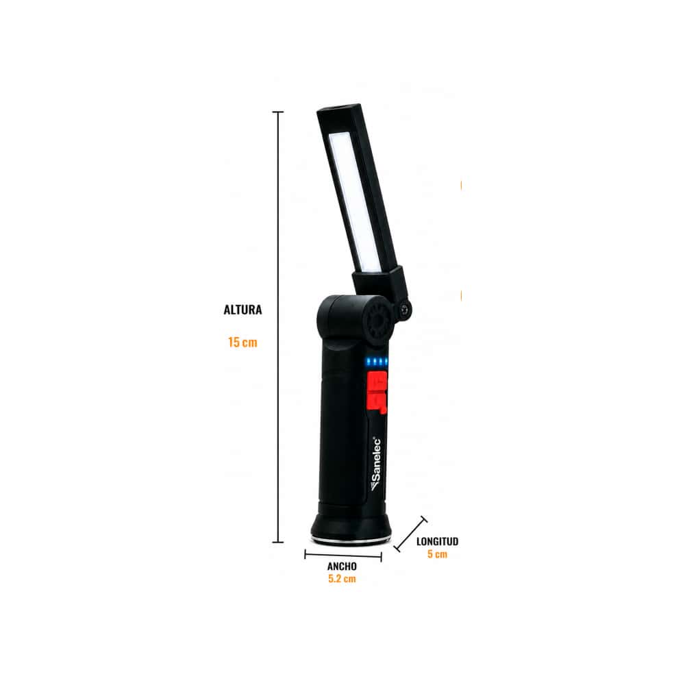 Linterna de trabajo LED recargable Sanelec 2178 - Miniatura 2