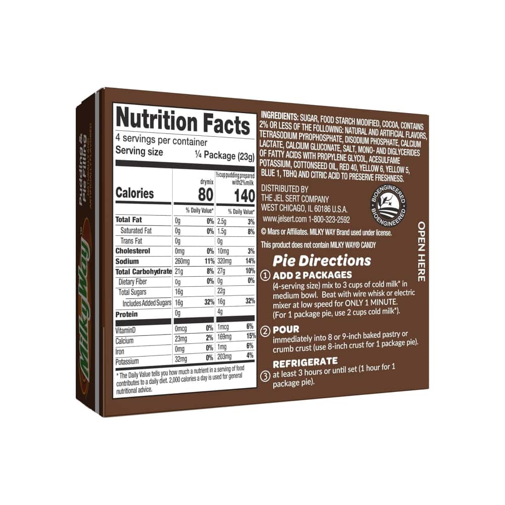 Mezcla instantánea de pudín de chocolate MilkyWay (92 g / 3.25 oz) - Miniatura 2