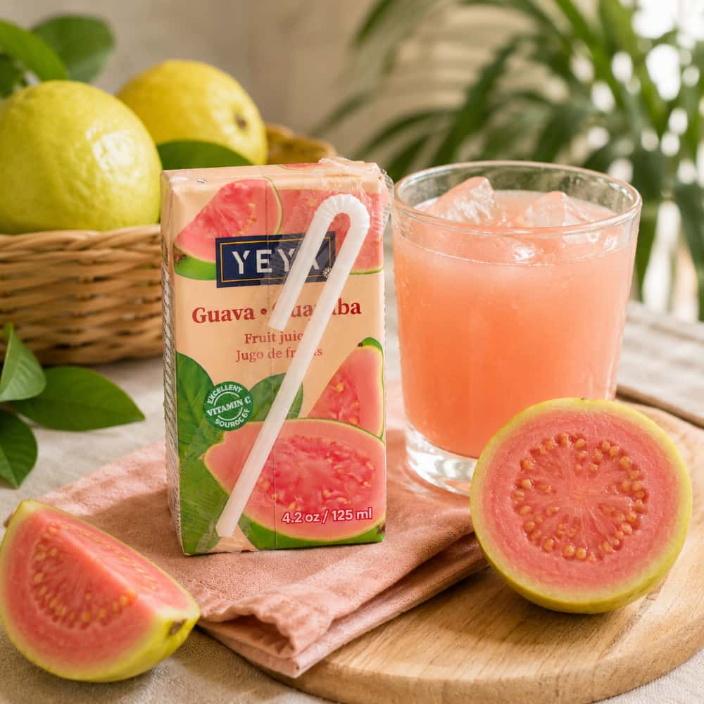 Jugo de frutas sabor guayaba YEYA (125 ml / 4.2 oz) - Miniatura 5
