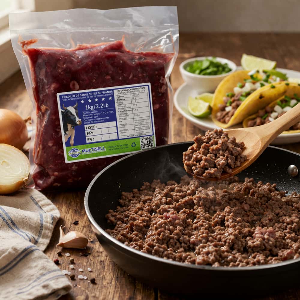 Picadillo de carne de res de primera Multisell (1.0 kg / 2.2 lb) - Miniatura 5