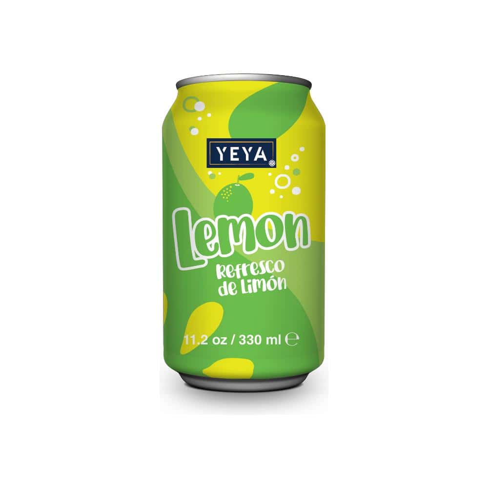 Refresco gaseado de limón YEYA (330 ml / 11.2 fl oz) - Miniatura 1