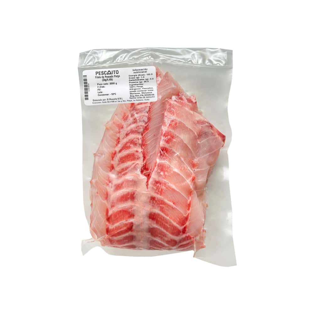 Filete de pescado pargo Pescaito (2 kg / 4.4 lb) - Miniatura 2