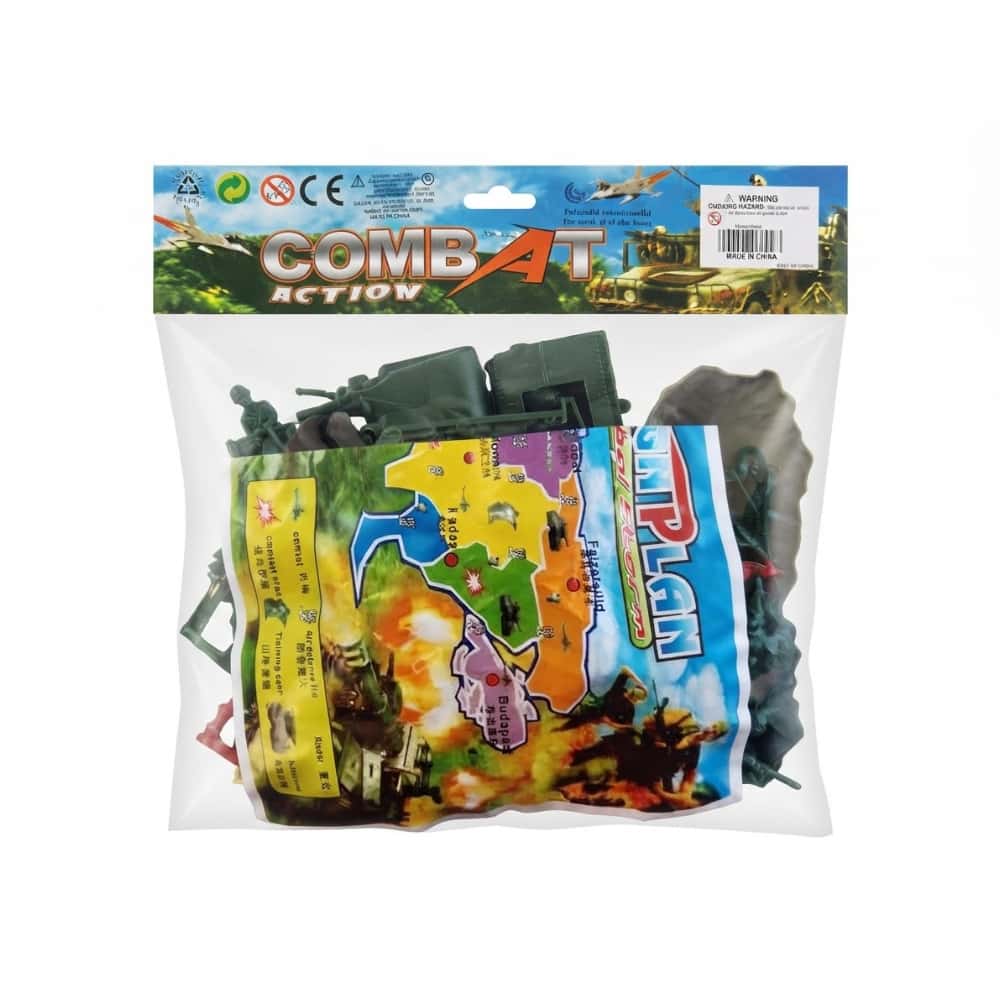 Set de juguete militar de plástico Combat - Miniatura 3