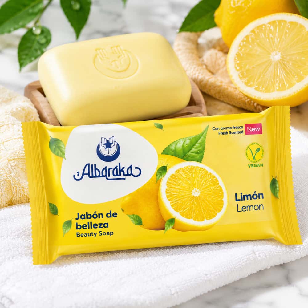 Jabón de belleza aroma limón Albaraka (100 g / 3.53 oz) - Miniatura 4