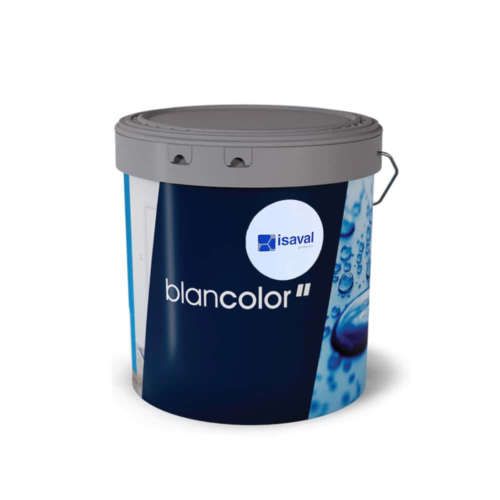 Pintura plástica interior color blanco M - 222 Isaval - Blancolor (5 kg / 11 lb) - Miniatura 5