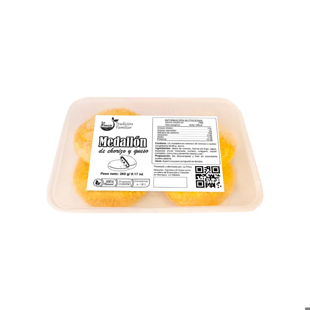 Medallón de chorizo y queso La Finca (260 g / 9.17 oz) - Miniatura 2