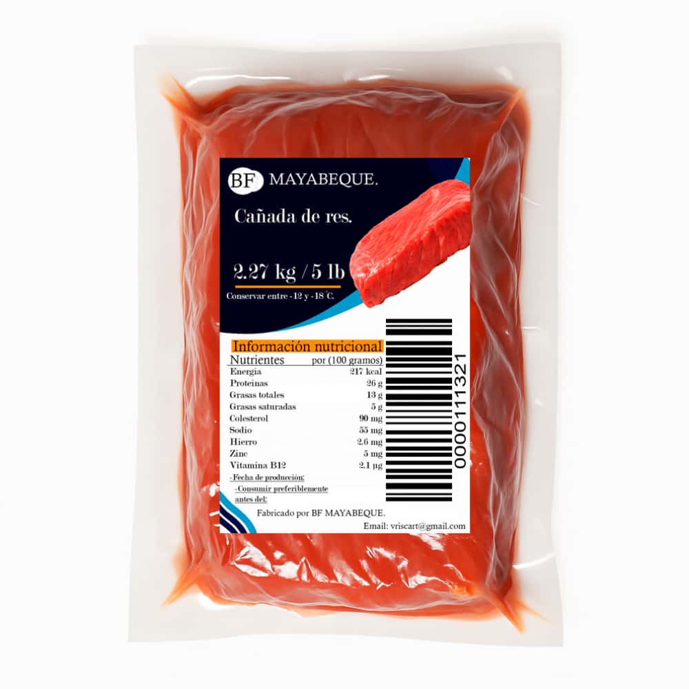 Cañada de res BF Mayabeque (2.27 kg / 5 lb) - Miniatura 5