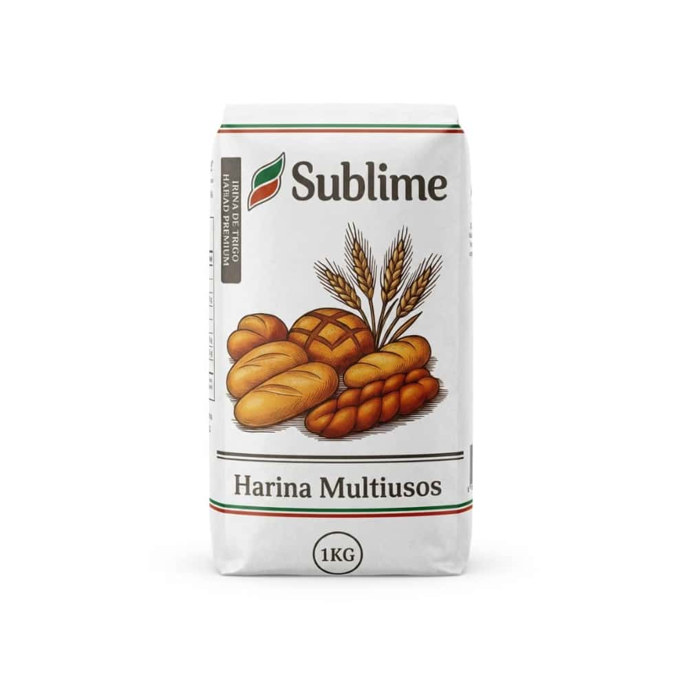 Harina de trigo multiusos Sublime (1 kg / 2.2 lb) - Miniatura 1