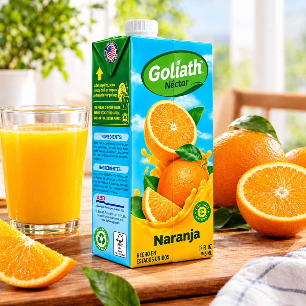 Néctar sabor naranja Goliath (946 ml / 32 fl oz) - Miniatura 3