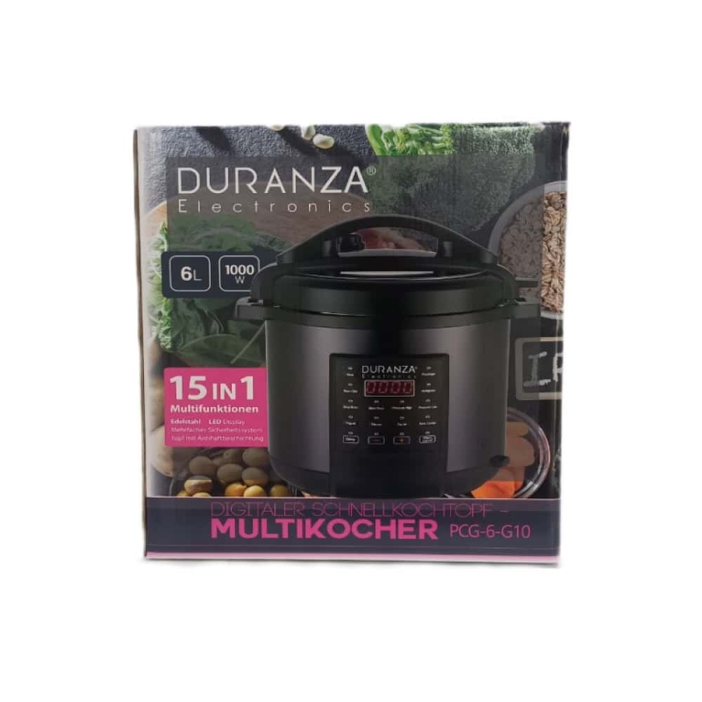 Olla a presión eléctrica multifuncional 6 L Duranza PCG-6-G10 - Miniatura 7