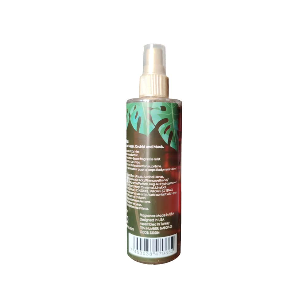 Colonia corporal - perfume spray - para mujer fragancia combinada de vainilla y azúcar morena Bodymate (250 ml / 8.4 fl.oz.) - Miniatura 8