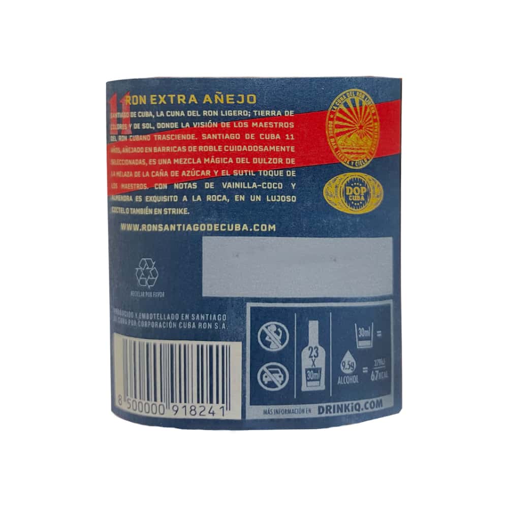 Ron Extra Añejo 11 años Santiago de Cuba (700 ml) - Miniatura 3