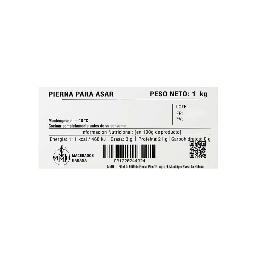 Pierna de res para asar Macerados Habana (1 kg / 2.2 lb) - Miniatura 3