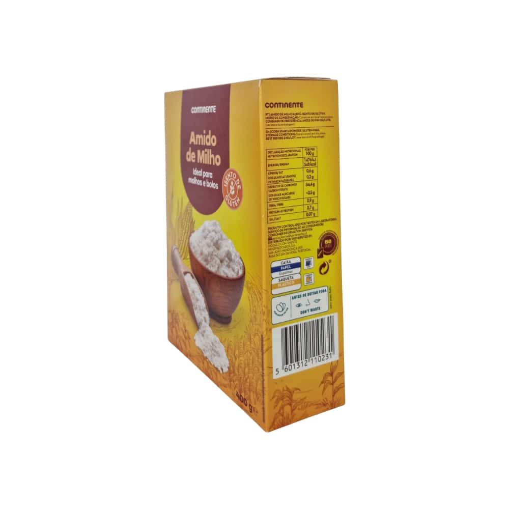 Almidón de maíz sin gluten Continente (400 g / 14.11 oz) - Miniatura 2