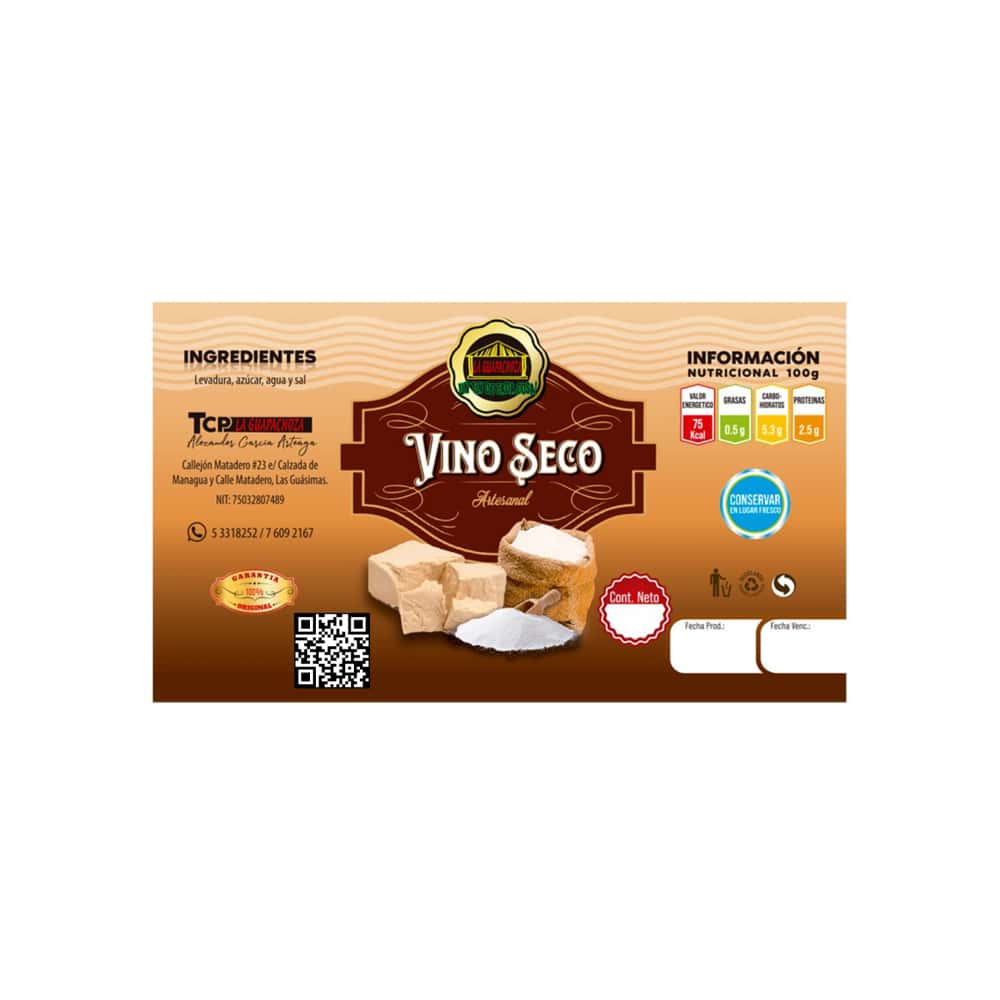 Vino seco artesanal La Guapachoza (1 L) - Miniatura 2